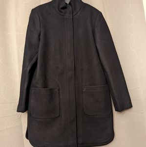 NWT Old Navy woman's size medium below hip winter coat  straight cut  black